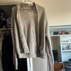Cotton Emporium Cream Chunky Knit Cardigan